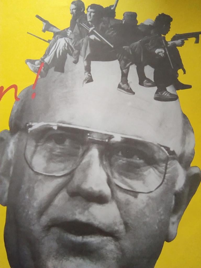 Affiche F.W.De Klerk Zuid Afrika Nie Welkom Nie, Verzamelen, Ophalen of Verzenden, Gebruikt, A1 t/m A3