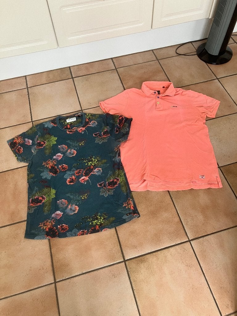 T-shirt en polo heren - No Excess en NZA, Kleding | Heren, Polo's, Maat 52/54 (L), No Excess, NZA, Meerkleurig, Ophalen of Verzenden