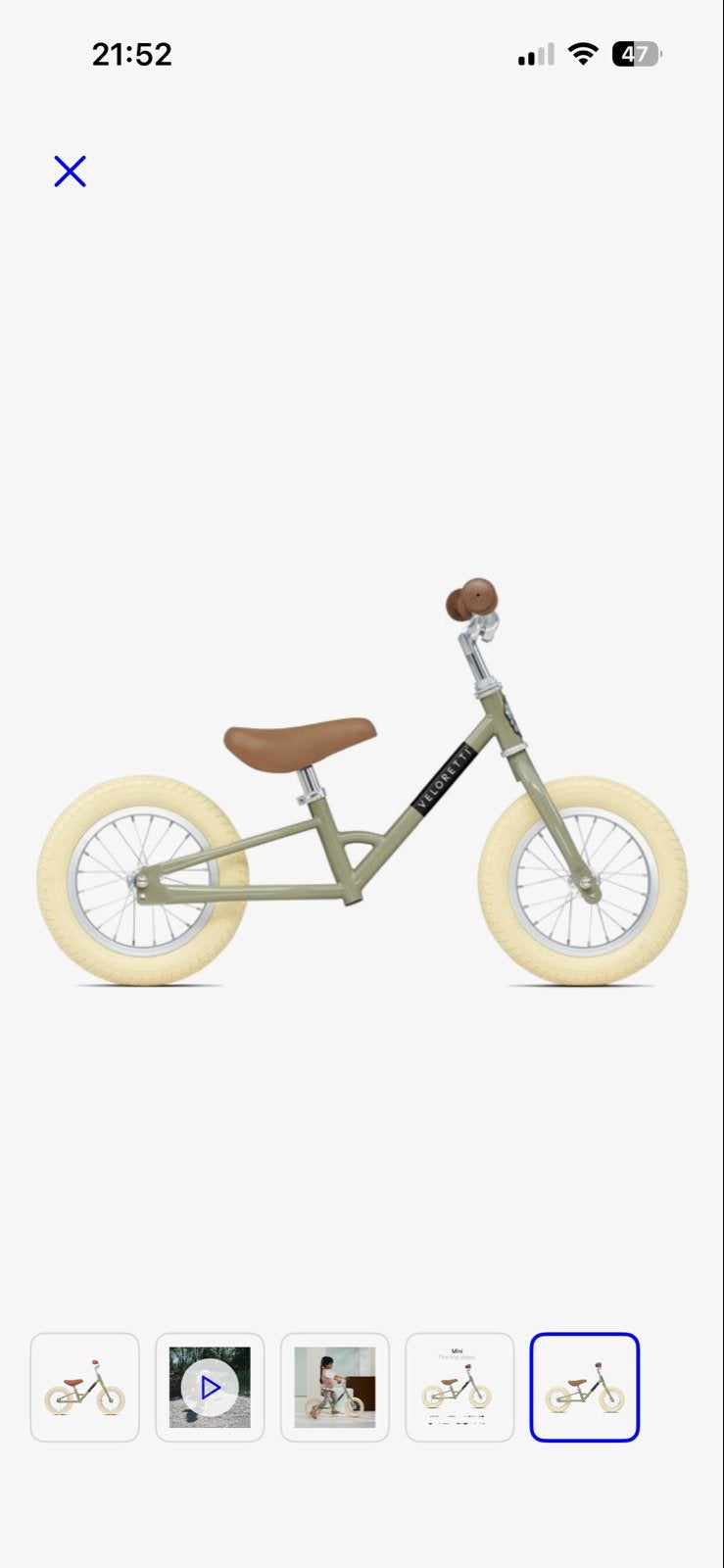 Veloretti loopfiets - Gebruikt maar in goede staat, Ophalen, Gebruikt, Minder dan 16 inch