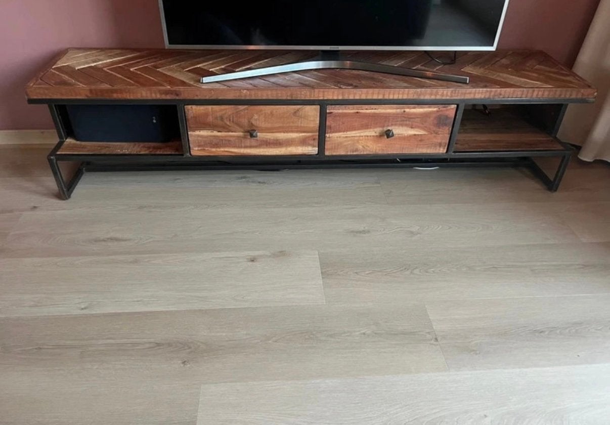 TV meubel, Ophalen, Zo goed als nieuw, 25 tot 50 cm, 150 tot 200 cm