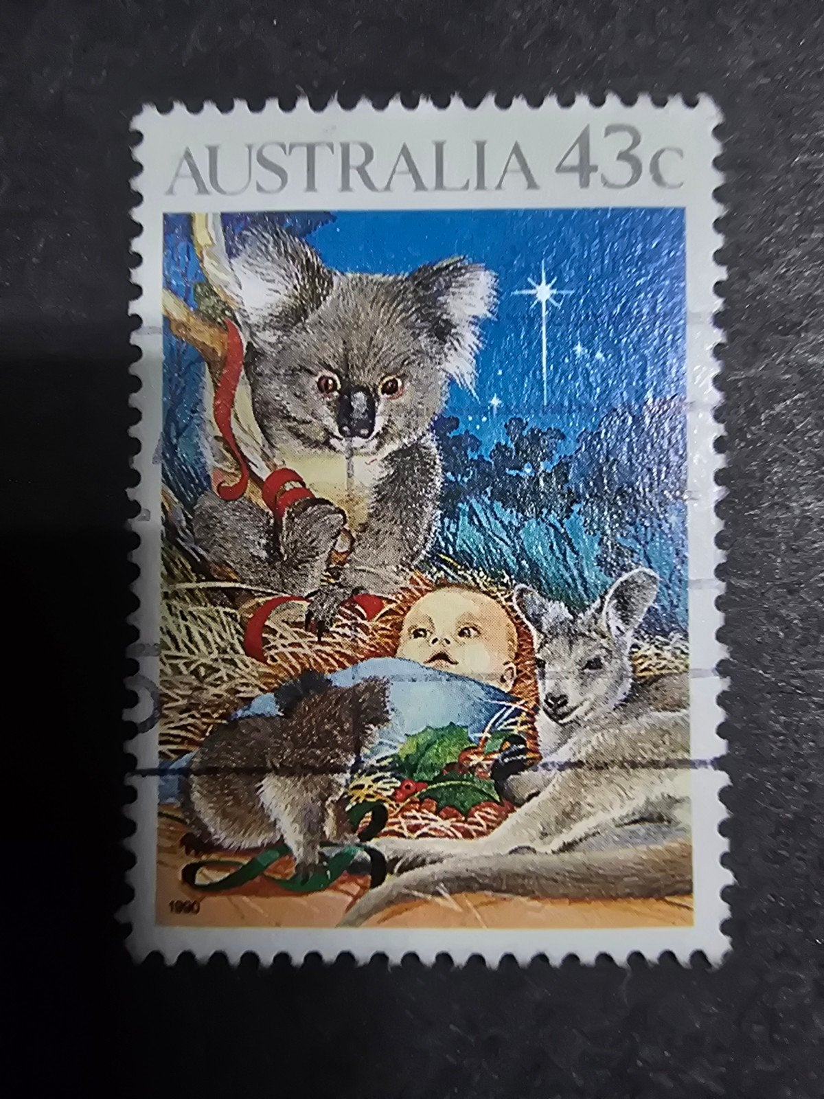 Postzegel Australië 1990 Michel 1231A Kerst, Ophalen of Verzenden, Gestempeld