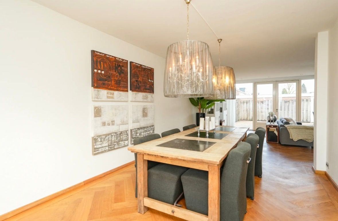 2x Kroonluchters 60x60, Ophalen, Gebruikt, Textiel, Modern klassiek