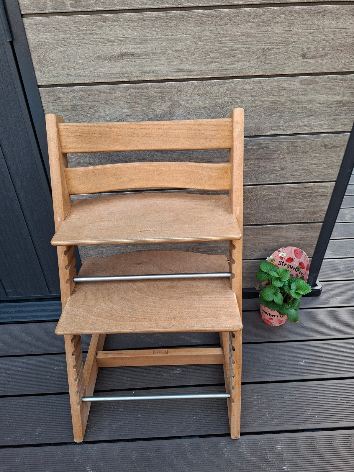 limited edition Tripp Trapp beukennaturel, Ophalen, Gebruikt, Meegroeistoel, Gordel(s)