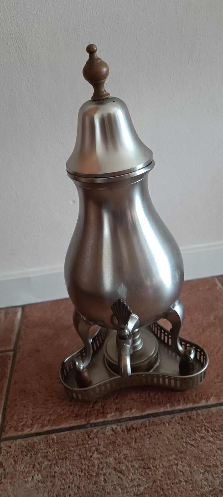 Tinnen kraantjes kan met brander, Antiek en Kunst, Ophalen of Verzenden