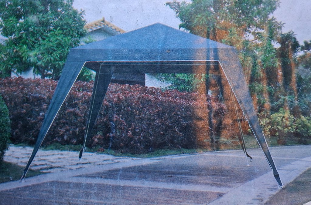 Partytent inclusief één zijwand met venster, Ophalen, Gebruikt, Partytent, Minder dan 4 meter