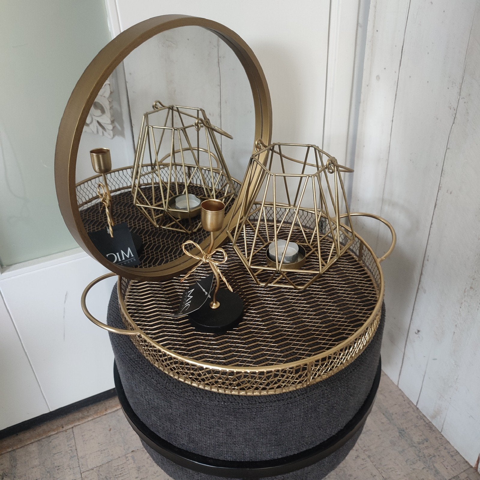 Goudkleurige, hotel-chique woonaccessoires, Ophalen of Verzenden, Zo goed als nieuw