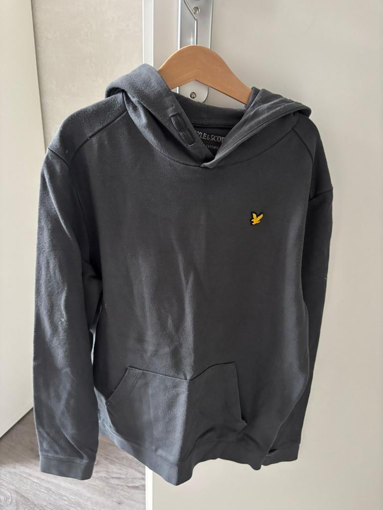Trui hoody 152- 158 grijs nog heel mooi lyle and scot, Ophalen of Verzenden, Zo goed als nieuw, Jongen, Trui of Vest
