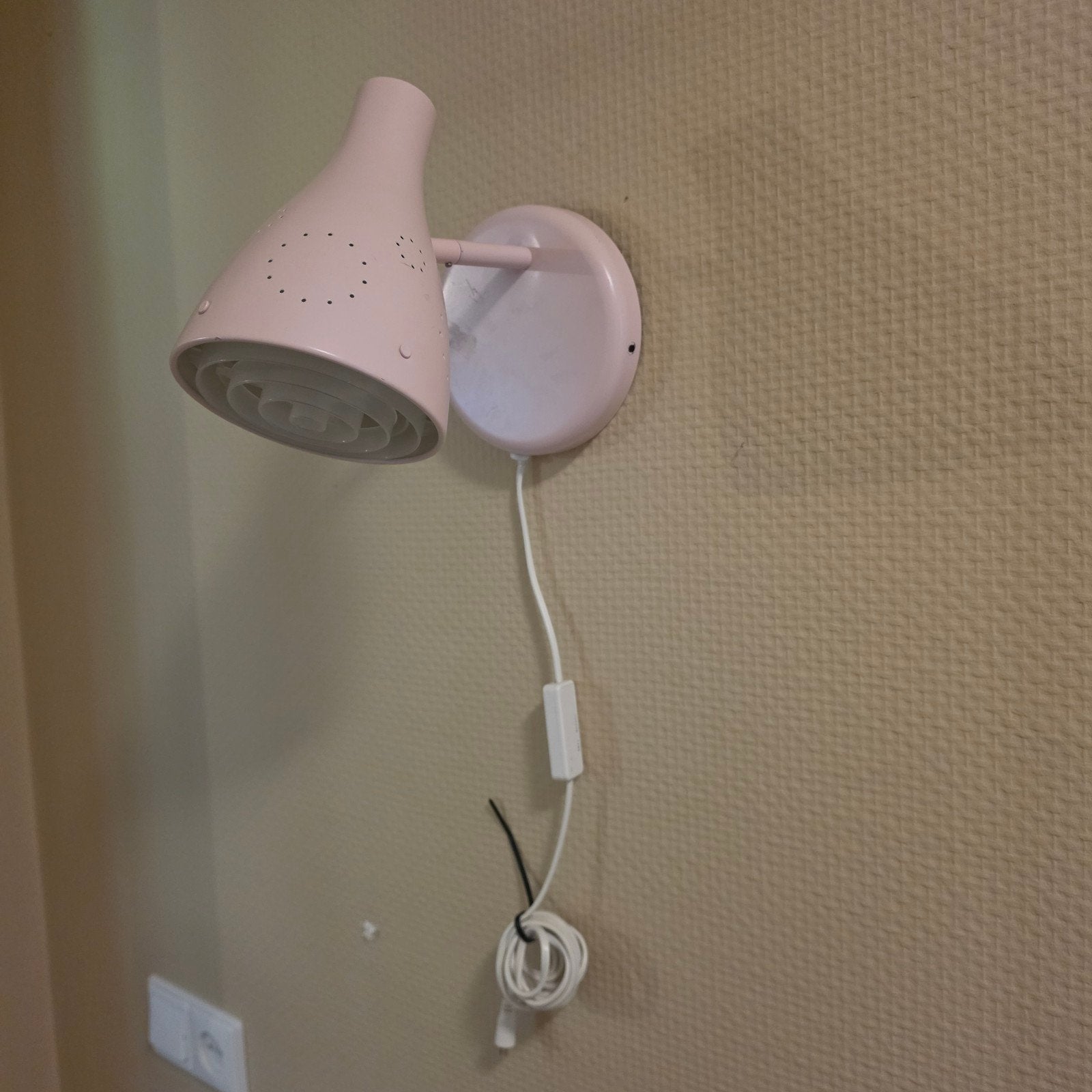 IKEA Skojig Wandlamp Roze Kinderkamer Nachtlampje, Ophalen of Verzenden