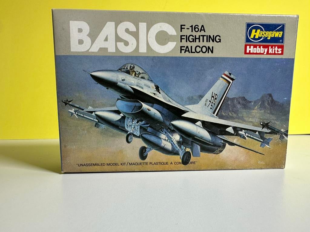 Hasegawa Hobby kits F-16 FIGHTING FALCON Jet Aircraft. L, Ophalen of Verzenden, Zo goed als nieuw, 1:72 tot 1:144, Hasegawa