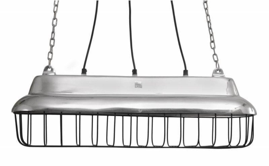 PTMD industriële hanglamp, Huis en Inrichting, Zo goed als nieuw, Metaal, Industrieel, E27 (groot)