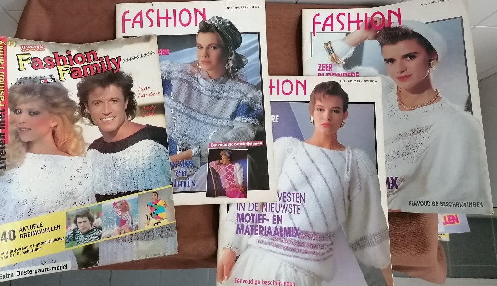 Breimode magazine Fashion Family en Fashion Vanaf € 3,00, Ophalen of Verzenden, Gebruikt, Breien, Patroon of Boek