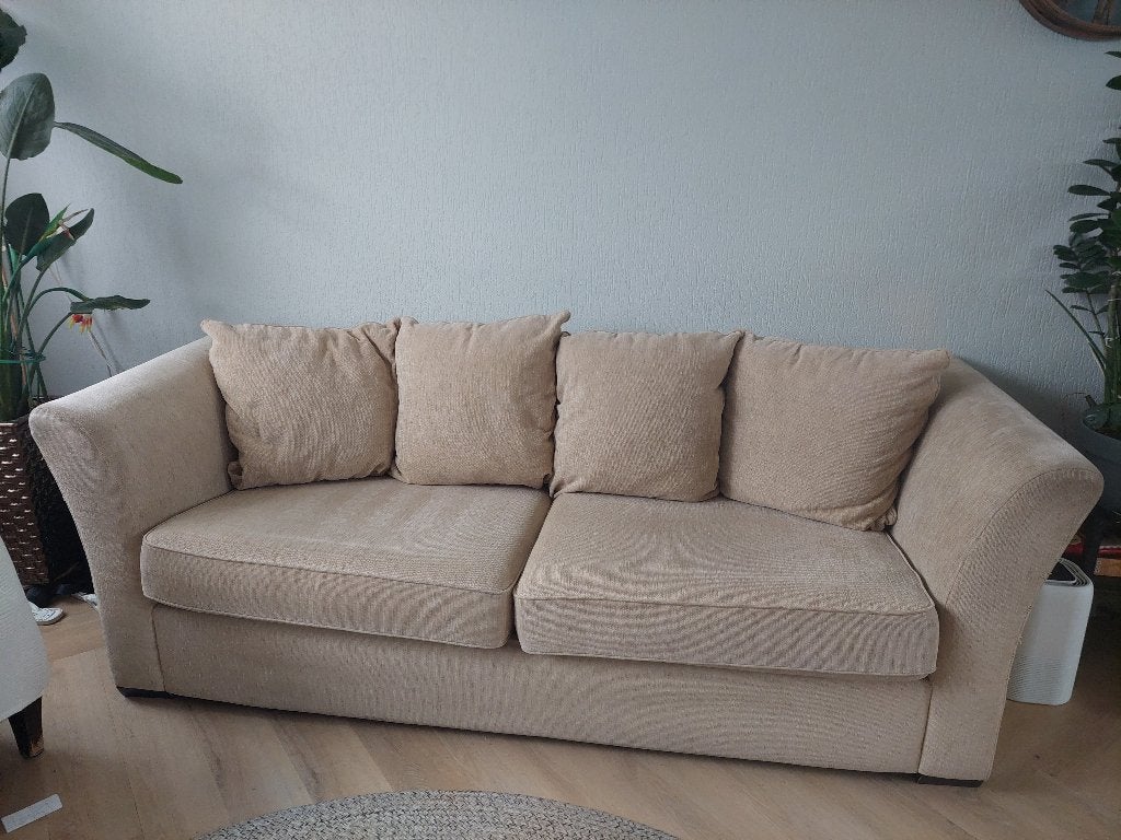 Confortabele Montel bankstel tegen enkele bieden, Ophalen, Gebruikt, Tweepersoons, 75 tot 100 cm