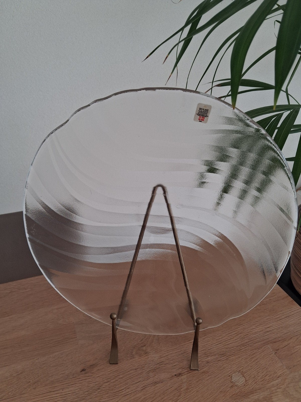 Prachtige Vintage Glazen Schaal Holmegaard Denmark, Ophalen of Verzenden