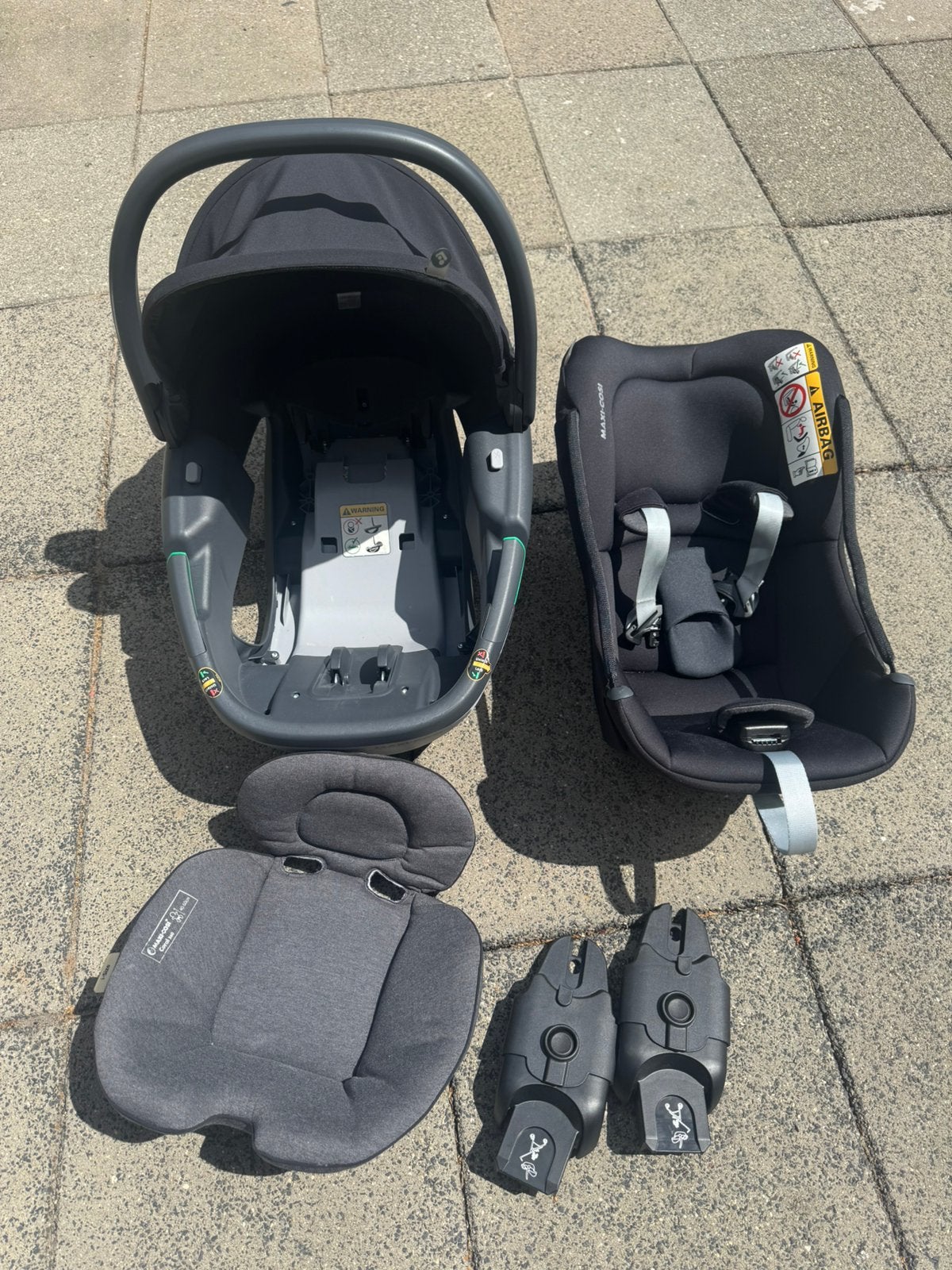 Maxi-Cosi Coral 360 Autostoel – Essential Black, Ophalen, Zo goed als nieuw, Combiwagen, Met autostoeltje