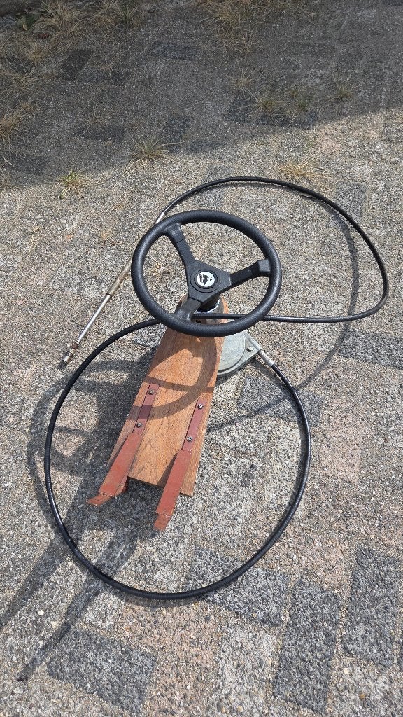Steermaster Mark II Stuurinrichting met Stuurwiel, Ophalen, Gebruikt, Motor en Techniek, Zeilboot of Motorboot