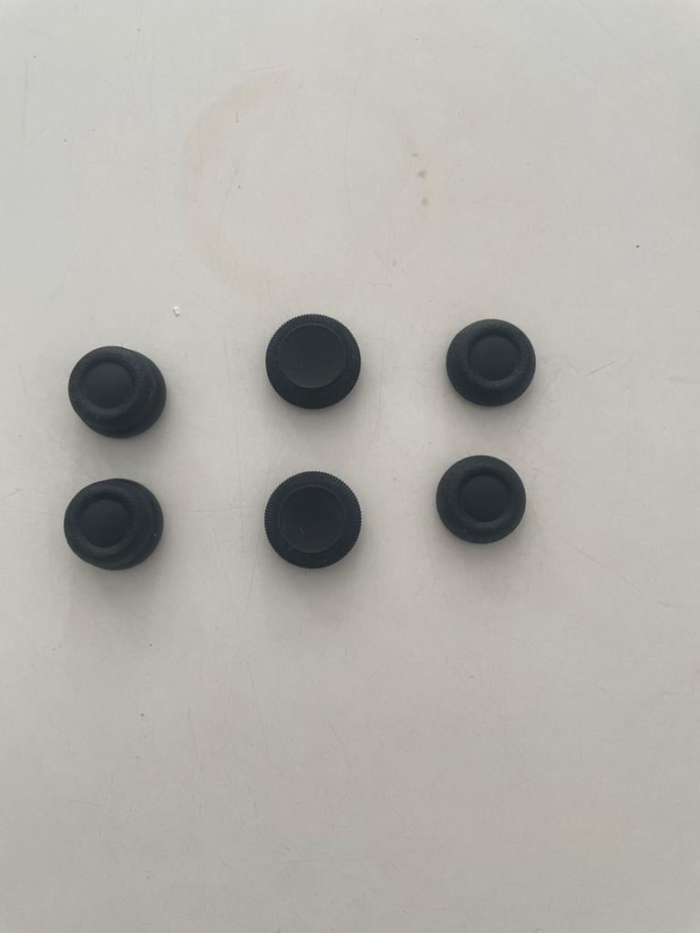 Zwarte thumb grips voor controllers (6 stuks), Ophalen of Verzenden, Zo goed als nieuw, Overige typen