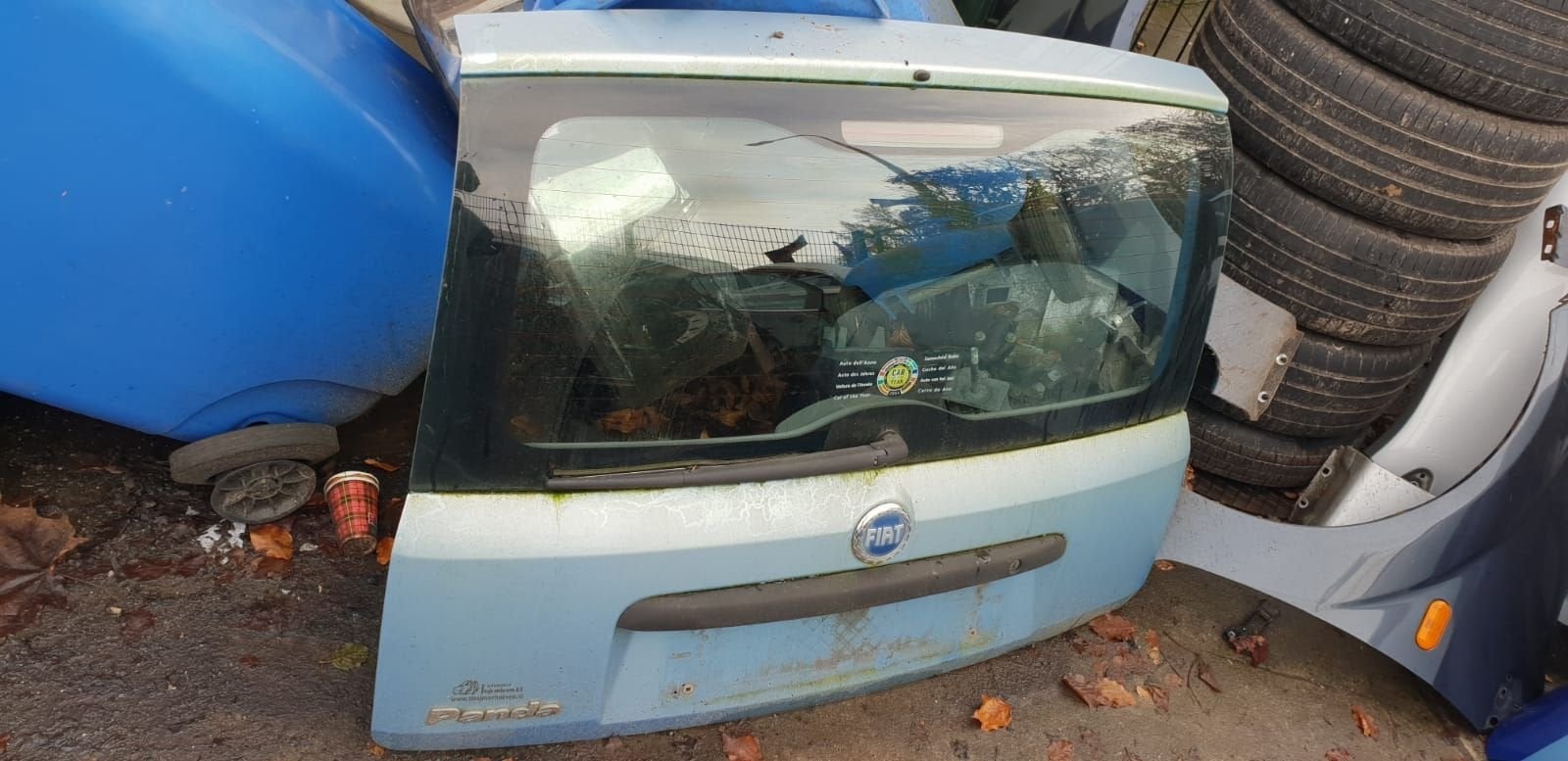 FIAT PANDA ACHTERKLEP BJ 2004 TOT 2010, Auto-onderdelen, Gebruikt, -, Ophalen of Verzenden, Achter