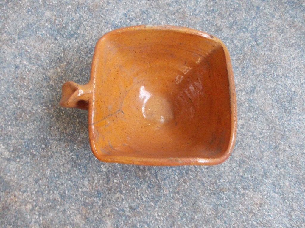 Oud testertje, bruin., Antiek en Kunst, Ophalen
