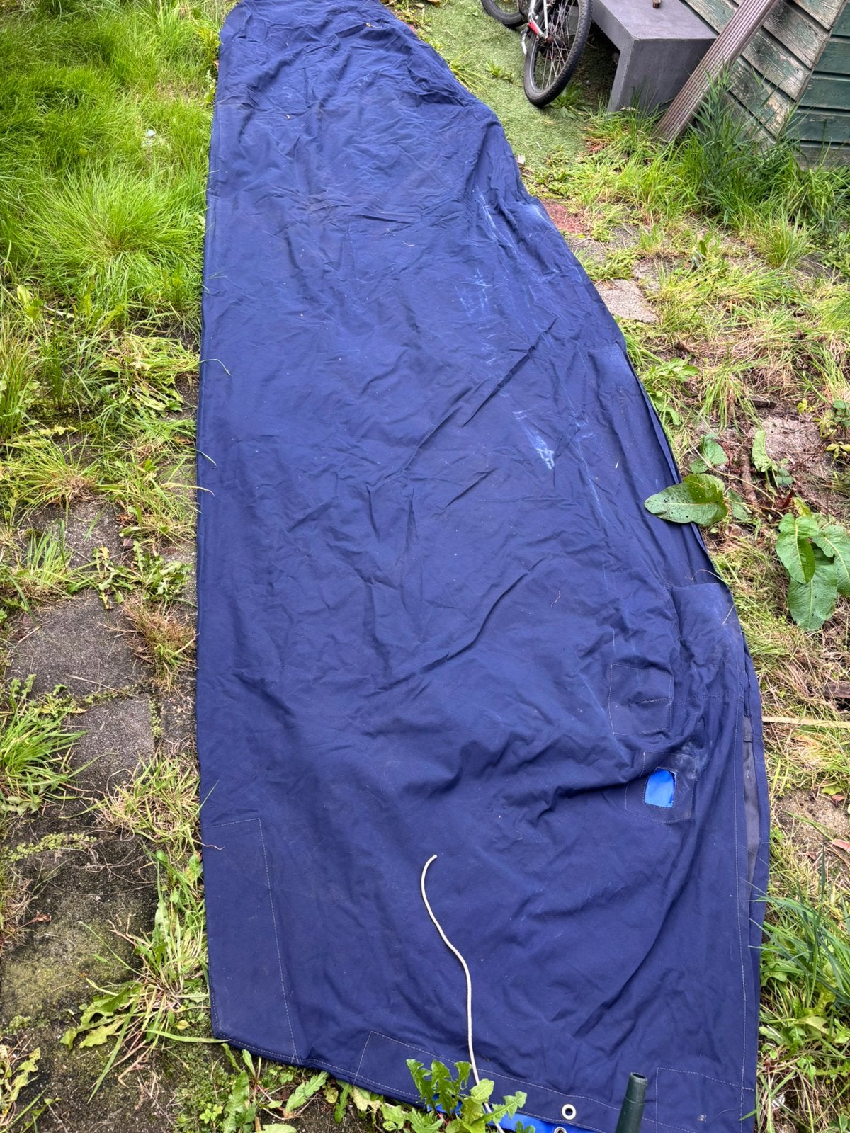 Dekzeil boot. katoen, Ophalen of Verzenden, Gebruikt, Zeilboot