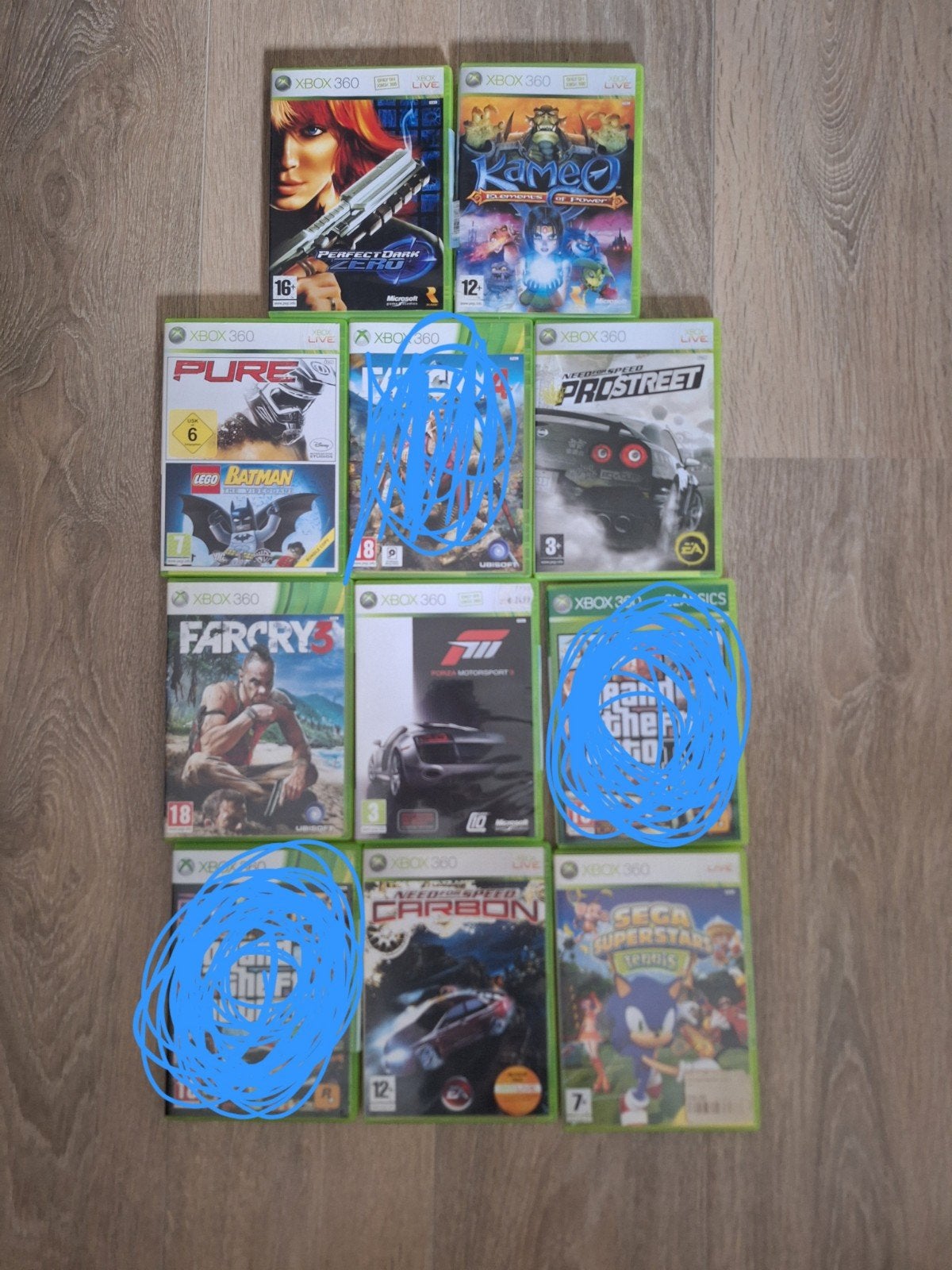 Xbox 360 Games: Perfect Dark Zero, Kameo, Pure, LEGO Batman, Ophalen of Verzenden