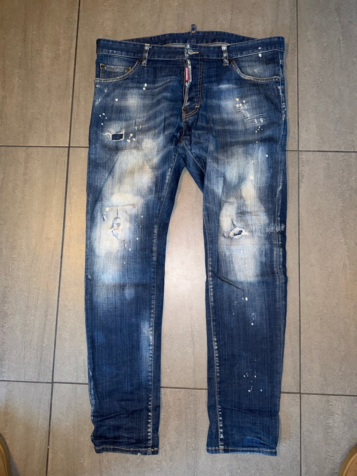 Dsquared2 Jeans - Maat W36-W38 (confectie 52/54), Kleding | Heren, Spijkerbroeken en Jeans, Ophalen of Verzenden, Gedragen, Blauw