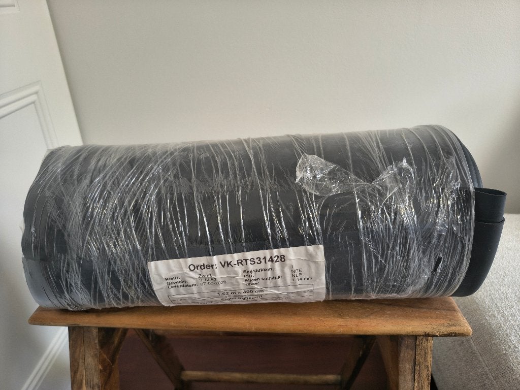 Epdm dakbedekking, Overige materialen, Zwart, Nieuw, Dakleer