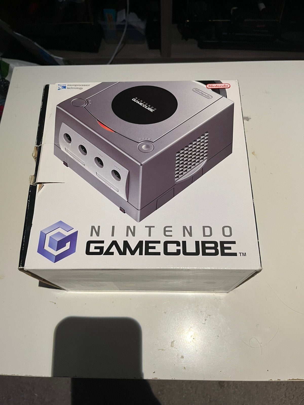 Nintendo gamecube mario kart double dash platinum pak cib, Spelcomputers en Games, Ophalen, Zo goed als nieuw, Zilver, Met 1 controller