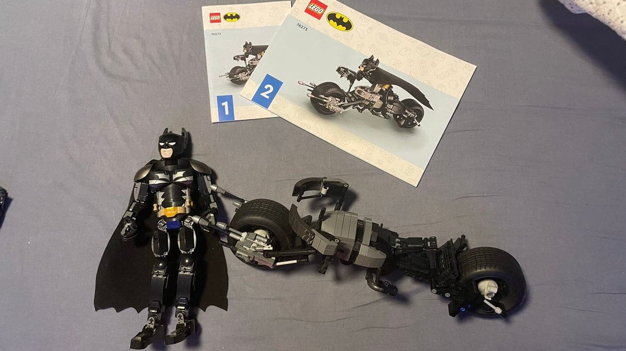 Lego Batman Batcycle 76273 GEEN originele doos, Overige thema's, Verzenden, Lego, Zo goed als nieuw