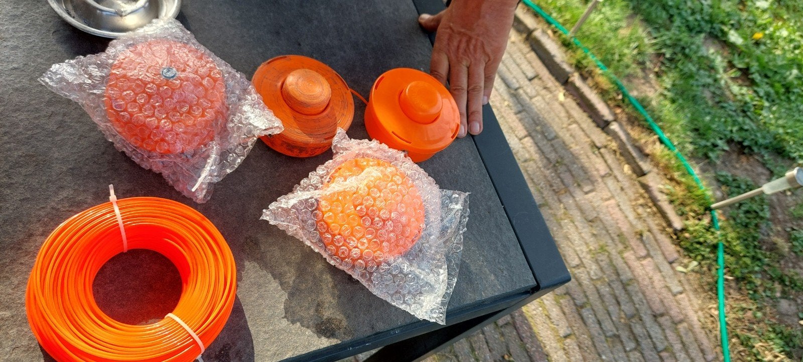 Nieuwe trimmerkoppen en draad voor grastrimmer, Ophalen of Verzenden