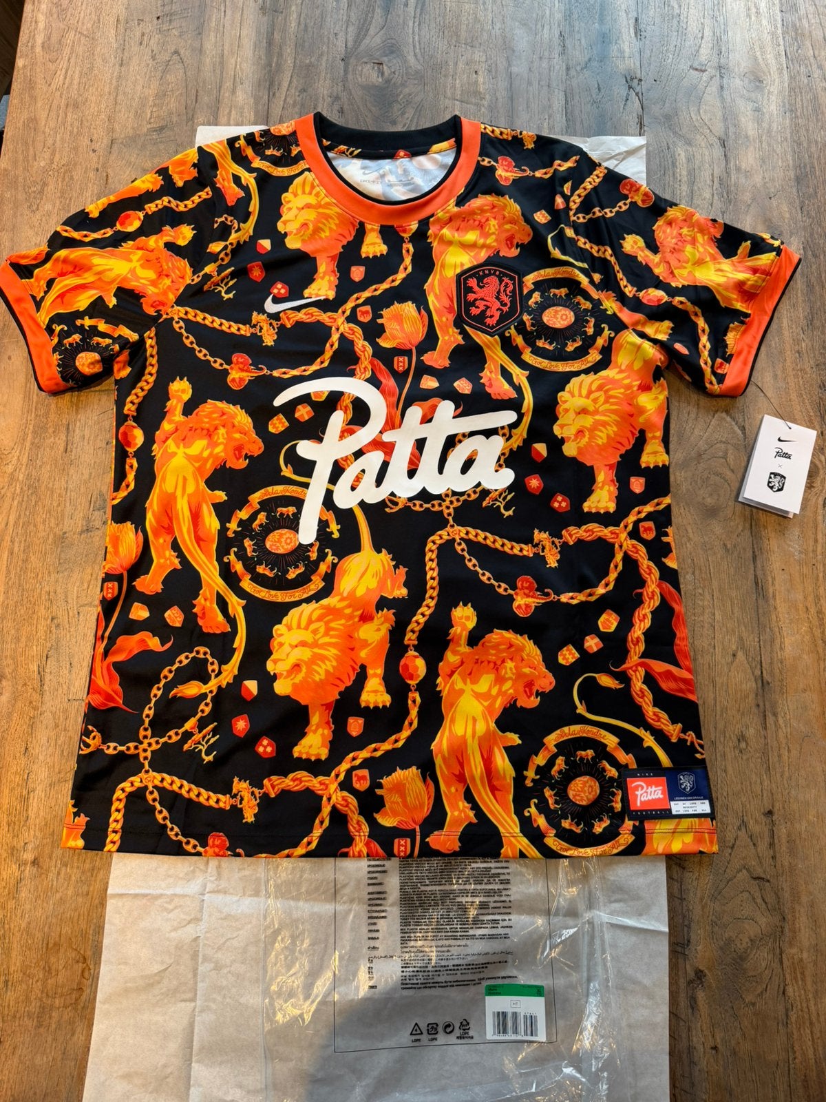 Patta x Nike x KNVB Pre-Match Jersey | Maat XL | New + tags, Patta x nike, Oranje, Ophalen of Verzenden, Maat 56/58 (XL)