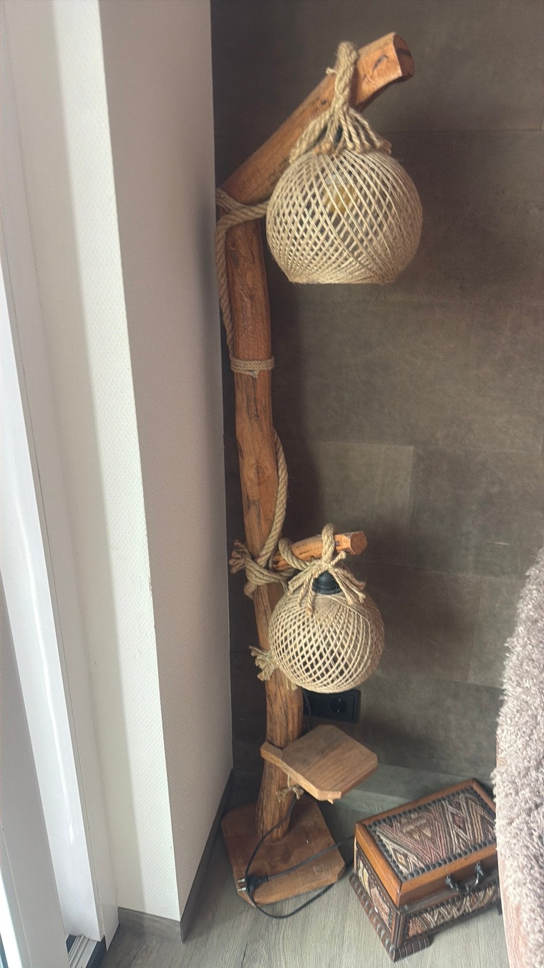 Leuke staande lamp 2x, Ophalen, Zo goed als nieuw