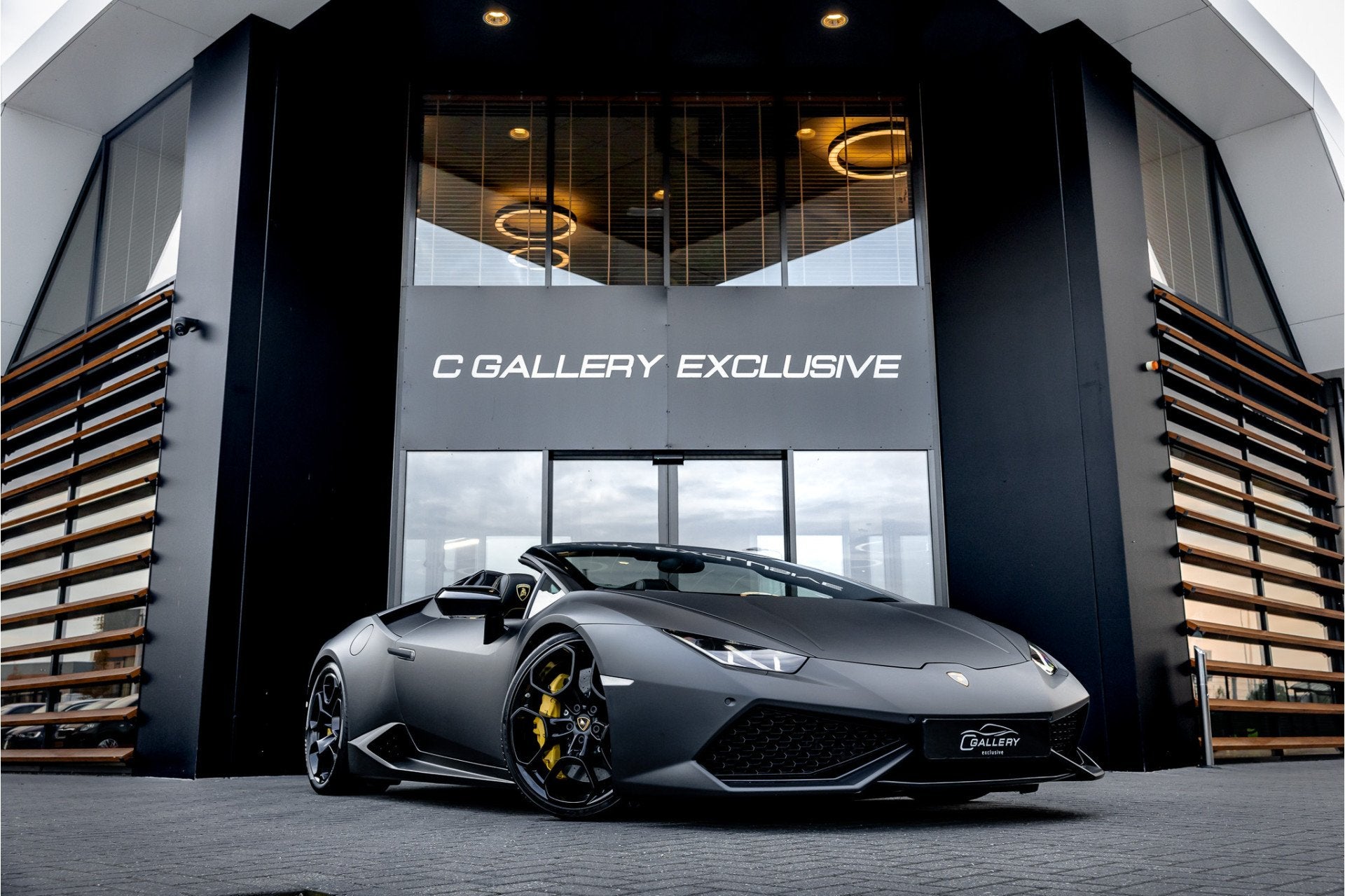 Lamborghini Huracan 5.2 V10 LP610-4 - Spyder | Grigio Lynx |, Automaat, Dealer onderhouden, 5204 cc, Cabriolet