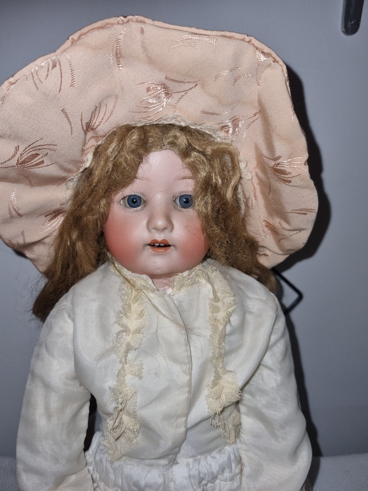 Antieke Heubach 275 pop, ca. 60 cm, begin 1900, Ophalen of Verzenden, Gebruikt, Pop