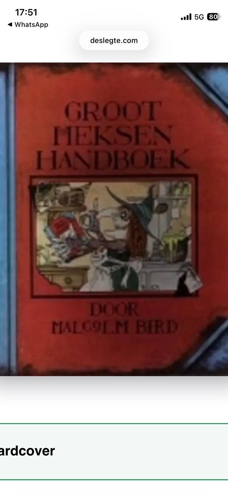 Gezocht   Groot Heksen Handboek, Ophalen of Verzenden, Zo goed als nieuw