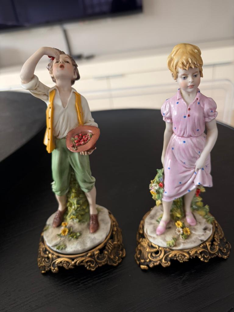 Capodimonte porseleinen beeldjes., Ophalen of Verzenden