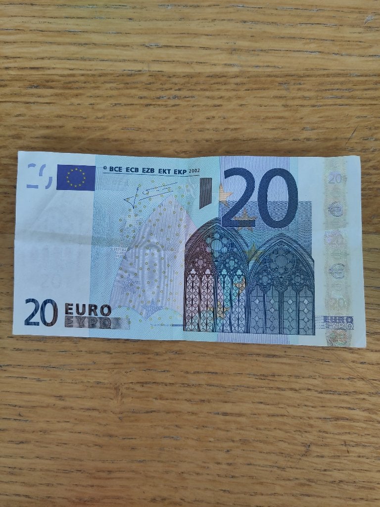 20 euro biljet 2002, Ophalen of Verzenden, Frankrijk, 20 euro, Los biljet