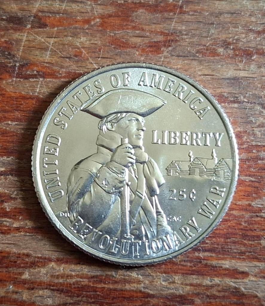 250 Jarig Bestaan van Amerika 1/4 Dollar Munt (D), Postzegels en Munten, Munten | Amerika, Verzenden, Noord-Amerika, Losse munt
