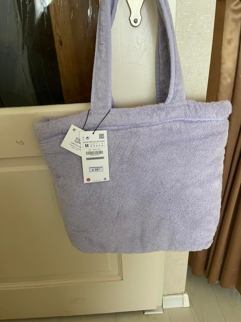 ZARA Mooie Badstof Schoudertas/Tas/Babytas Nieuw, Ophalen of Verzenden, Nieuw, Overige kleuren, Overige typen