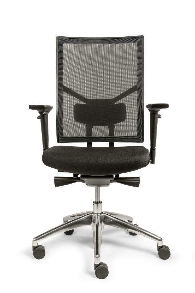 150 x Bureaustoel CS Mesh Edition, NIEUW, 10 jaar garantie!!, Ophalen, Zwart, Nieuw, Bureaustoel