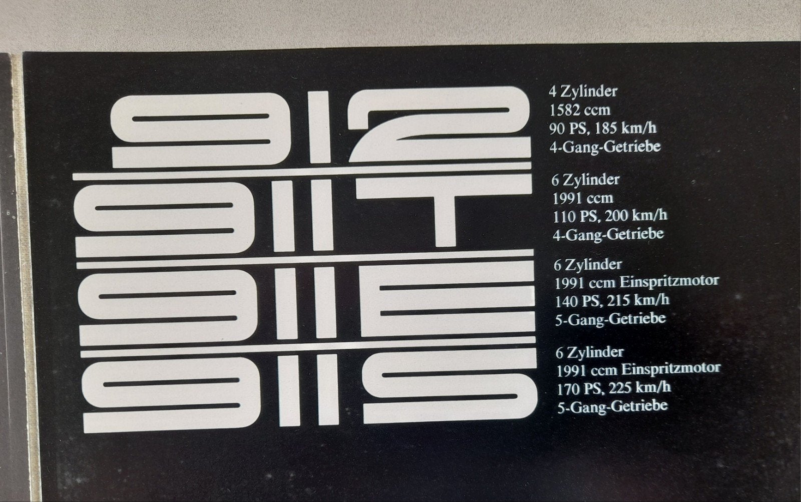 Porsche 912 911T 911E 911S brochure 1968 24 pagina, Ophalen of Verzenden, Porsche