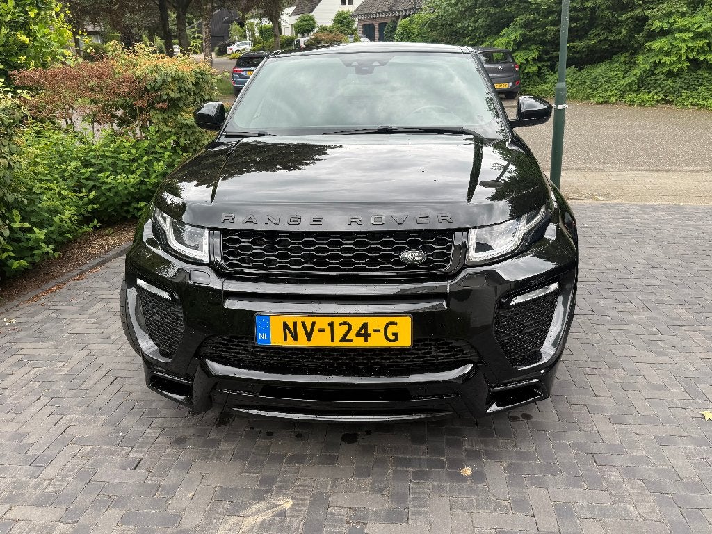 Land Rover Range Rover Evoque 2.0 TD4 4WD AUT 2016 Zwart, 1800 kg, Zwart, Leder, Diesel