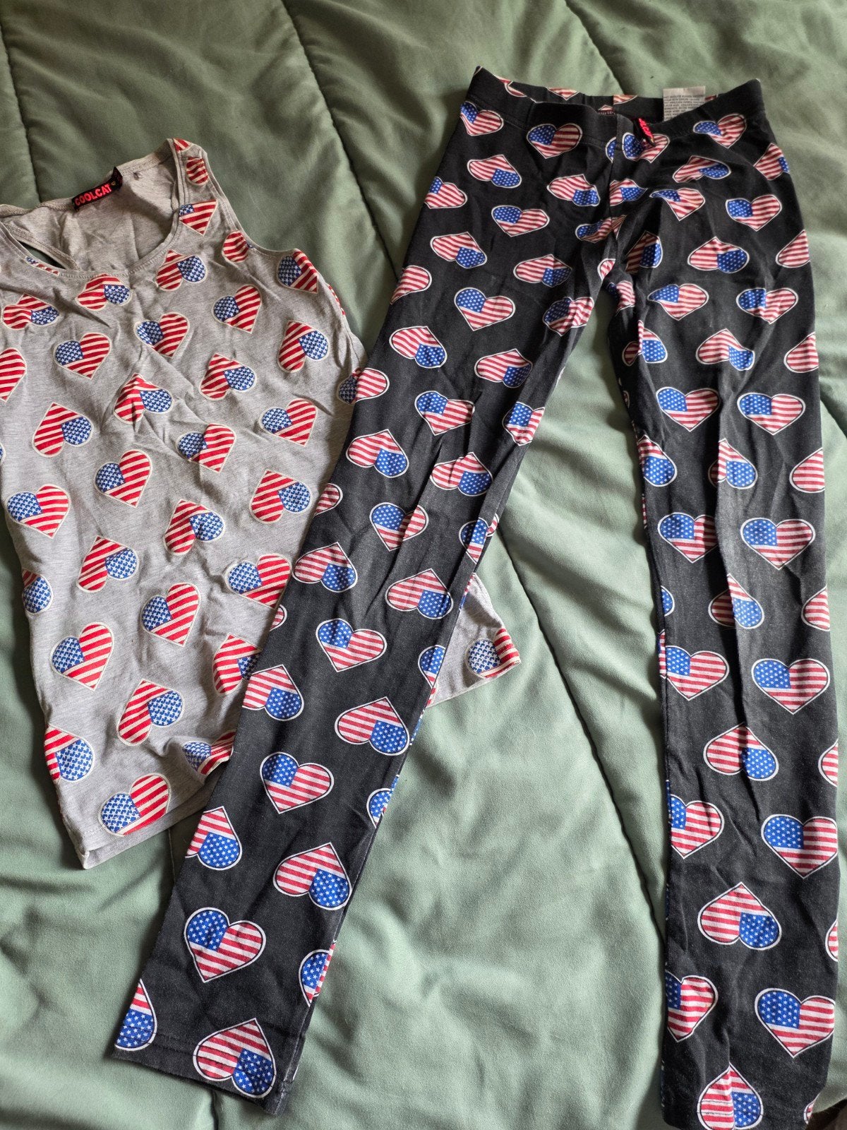 Leuk setje Amerikaanse hartjes Coolcat 158/164, Ophalen of Verzenden, Zo goed als nieuw, Coolcat, Meisje