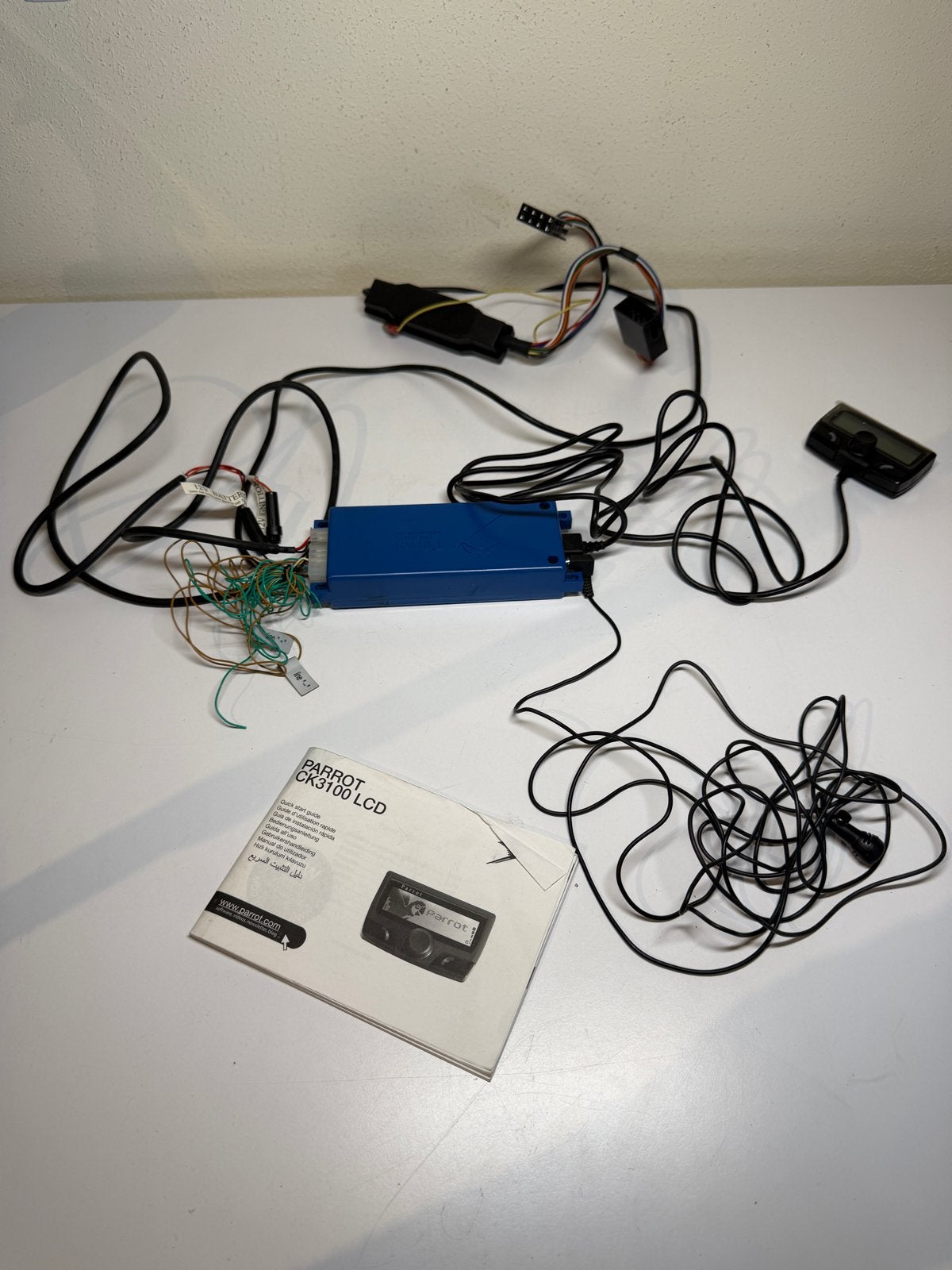 Parrot CK3100 LCD Bluetooth Carkit, Ophalen of Verzenden, Gebruikt