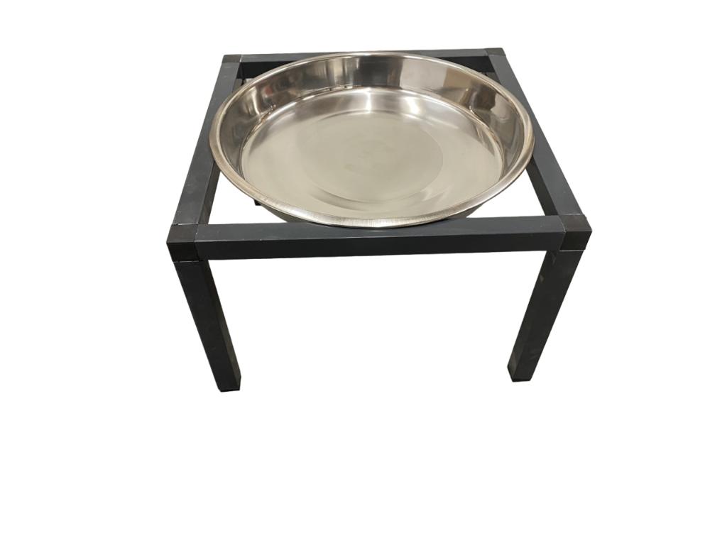 Bad schaal met standaard | aluminium bad schaal 30 cm, Ophalen of Verzenden, Nieuw, Aluminium, Vogelkooi