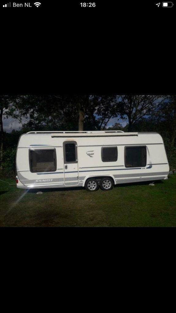 Fendt Platin, Caravans en Kamperen, Vast bed, Rondzit, Particulier, 1250 - 1500 kg