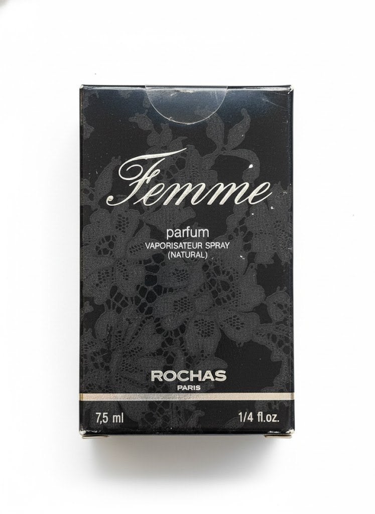 Femme Rochas pure parfum atomizer 7,5 ml vintage, Ophalen of Verzenden, Nieuw