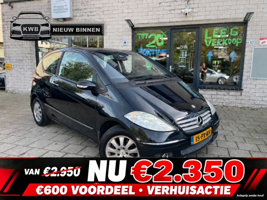 Mercedes-Benz A-Klasse 150 Elegance 3Drs Airco NAP Keurige s, Stof, 1095 kg, 400 kg, Origineel Nederlands