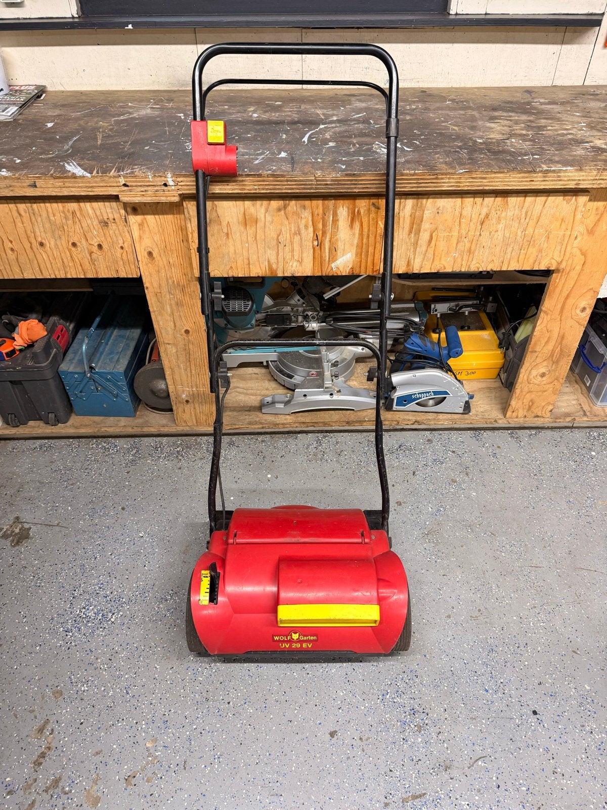 Wolf Garten UV 29 EV elektrische verticuteerder, Tuin en Terras, Verticuteermachines, Ophalen, Gebruikt, Elektrisch