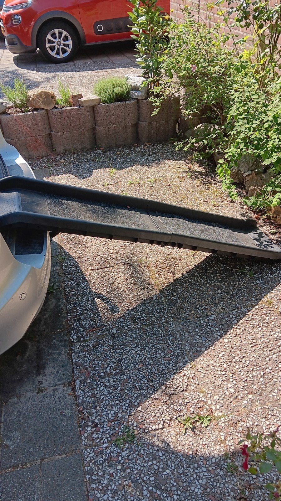 Honden loopplank auto 160 cm zware uitvoering, Dieren en Toebehoren, Honden-accessoires, Ophalen, Zo goed als nieuw, Hondentrap