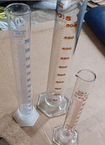 Maatcilinders (3) en 2x Hydrometer voor Wijn/Bier, Ophalen of Verzenden